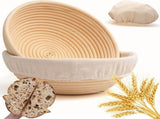 Proofing Basket 25 cm - Bread Baking - Banneton - Proofing Basket Bread - Proofing Basket Round V1188-ZXY-117-0051