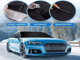 600D Snow Fropcs car trunk windshield cover 65x43in windproof Fropcs Protection compatible with Cars V1188-MS-704-124