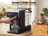 Devanti Instant Hot Water Dispenser 3L Heating Kettle 2400W Touch Control Water Black IWD-3L-BK