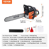 58CC 508mm Gasoline Chainsaw Gas Powered Wood Cutting Engine Gas Chain Saw V952-RQLJOZKECC58UT4FDV0