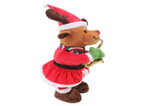 Electric Music Christmas Toy Doll 8 Songs Continuous Play Dancing Singing Glowing Swinging Plush Toy V1294-YM0718-3115220091912