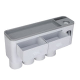 Hanging Magnetic Toothbrush Holder Set with Toothpaste Dispenser Squeezer Toiletry Drawer Holder for V1294-YM0716-3112220052511