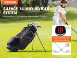 Golf Cart Bag with 14 Way Organizer Divider Top, 35 11 Pockets Premium Cart Bag with Stand, Durable V952-HHBHHB36YC10TEZZLV0