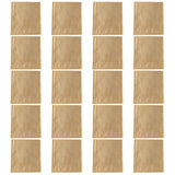 Kraft Paper Bakery Bags Greaseproof Brown with Window for Cookies Pastries 100Pcs V1370-AZ4-20208