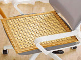 Natural wood tone Bamboo Chair Cushions Summer Car Seat Cushion Seat Pad, Breathable Anti-Slip Size V1188-MS-812-003