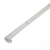 Skimmer Spoon Long Handle Stainless Steel Fine Mesh Wire Strainer Ladle with Hook for Cooking Frying V1294-YM0901-3118240108711