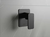 Single Square Shower Bath Mixer Tap Bathroom WATERMARK Approved in Black V63-847961