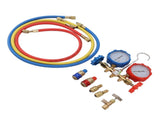 Air Conditioning Pressure Gauge R410 22 134A 3 Way AC Diagnostic Manifold Gauge Tube Set for Freon V1294-YM0706-3114230080411
