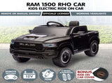 Kahuna Ram 1500 RHO Kids Electric Ride On Car with Remote Control CAR-DDR-618-BK