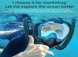 Snorkeling Mask Double Tube Silicone Diving Mask Adult Swimming Mask Diving Goggles Underwater V1369-AZ3-W-11914