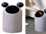 Trash Can Inclined Opening Large Capacity Modern Look Thickened Garbage Bin for Kitchen Bathroom V1294-YM0521-3117220287512