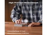 Dial Test Indicator with Metal Base, 0.03 mm Accuracy, 0-25.4mm Range, Easy to Read Large Dial, V952-NJCLGJGJDBFB6AWQ1001V0