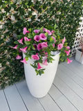 Artificial Petunia Hanging Basket UV Resistant 28cm V637-DP321602