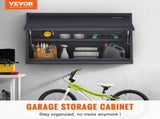 Metal Storage Cabinet, 54.4 kg Load Capacity per Shelf, 50.8 cm Tall Wall-Mounted Powder-Coating V952-CKGJJXJSBGJHHZ7OJV0