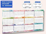 2025- Yearly Wall Calendar Erase Calendar for Wall, 31" x 42" Large Monthly Wall Calendar Wet & V1369-AZ3-W-10084