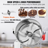 VEVOR 500g Commercial Spice Grinder Electric Grain Mill Grinder High Speed V952-DDDPSGWYMJ501AHOIV3