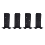 4 Sets Post Anchor Brackets Metal Base Bracket Mounting Kit for Deck Support Heavy Duty Fence Porch V1294-YM0901-3111240262811
