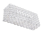 Crystal Tissue Box Paper Rack Office Table Accessories Tissue Case Holder Wedding Decoration V1294-YM0901-3115200124811