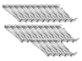 5inch 25 Pack Gutter Hangers, with Pre-Inserted Screw, Aluminum Gutter Brackets for Repairing V1192-AZ-W-18591