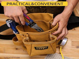 Leather Tool Pouch Tool Storage Australia Adjustable Belt Tool Pouch Fine - Yellow - Size regular V1106-DSZ-TOOL2-001-YEL-REGULAR