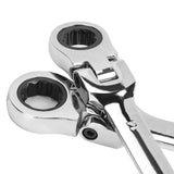 6Pcs Flexible Head Multi functional Ratchet Conination Spanner Wrench 8-17mm Repair Tools Set V1294-YM0722-JY04703