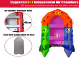 3m Inflatable Dinghy Boat Tender Pontoon Rescue- Red V213-IFB01-RED30