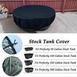 210D Oxford Fabric Stock Tank Cover Oval Ice Bath Cover Gallon Basin Waterproof Drawstring Pool V1189-LWWAL-20260327-04573