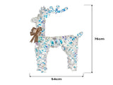 Christabelle 76cm Animated Standing Reindeer Christmas Light Up Display LED Outdoor Indoor Xmas 112_SHE203