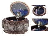 Vintage Music Box with 12 Constellations Rotating Goddess Twinkling LED Light V1294-YM0901-JY20436-10