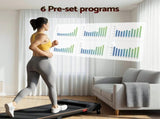 Everfit 3 in 1 Walking Pad Treadmill 12% Incline Under Desk Treadmills for Home Gym With 40cm Wide TMILL-400-2INC-BK