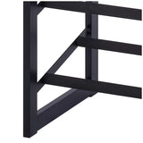 Set of 2 Black Matte Stackable Shoe Rack, 8-Tier Vertical Tower, Grey LSB-68983