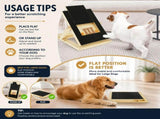 CARLA HOME Dog Nail Scratch Board with Snack Box, Height Adjustable Puppy Nail Pet V178-36570