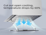 360&deg Rotating Laptop Stand Set - Ergonomic Cooling Desk V888-ELOSUNG54285