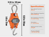 Digital Crane Scale, 660 lbs/300 kg, Industrial Heavy Duty Hanging Scale with Cast Aluminum Case & V952-QXDCPTK50GLQF3X0YV9