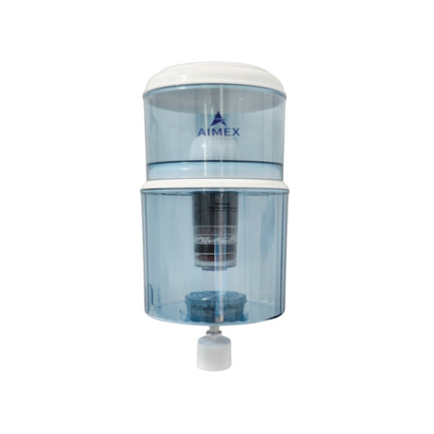 Filtered Bottle with Maifan Stone for Open-Top Water Coolers V502-MAIFANE20