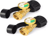 Propane Tank Gauge Level Indicator, 2 Pack Propane Gas Gauge for LP Propane Tank 5LB-40LB with V1259-DP01-A-4056