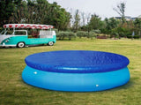 Durable Blue Pool Cover for Round Pools Protects Against Dust and Rain Easy to Use V1370-AZ4-10920