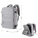 Multi-Compartment Travel Backpack with Shoe Storage and Wet-Dry Separation V888-ELOSUNG10945