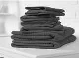 Royal Comfort Eden Egyptian Cotton 600 GSM 8 Piece Towel Pack Granite ABM-231914