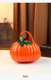 New PU 3D Pumpkin Bag, Rustic Handheld Crossbody Autumn Daily Bag V1232-NGBB-001