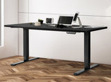 Levede Motorised Standing Desk Adjustable 140cm Black 1000x 1MM DH4948-140D-BKBK