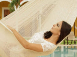Cotton Mexican Hammock Natural King Size V97-5MCREAM