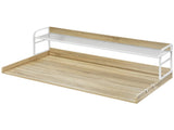 Washer Dryer Countertop with 2-Tier Shelf, 54" x 27" Wooden Washer and Dryer Countertop with V952-XYTM54INCHXMD8J80V0