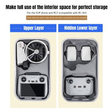 STARTRC Flip Drone Case for DJI Flip Fly More Combo,Portable PU Leather Shoulder Bag Can Organizes V413-ST12200080