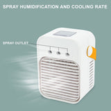 Portable Misting Fans, Water Spray Fan, 2000mah Battery Turbine Wind USB Rechargeable, Quiet V1369-AZ3-W-10366