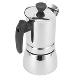 Stainless Steel Moka Pot Portable Coffee Maker Brewing Coffee Machine for Home Office6 Cups 300ml V1294-YM0721-3118210098912