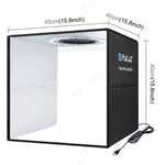 40CM Portable Photo Studio LED Light Tent Bar Cube Soft Box Room Photography V201-ELYEWUBLETC007