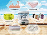 3000 mah Portable Mini Underwear Washing Machine - 1.6L Mini Machine 3 Cleaning Modes V1107-CS-FNECN29