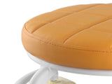 Rolling Ottoman High Density Memory Foam Waterproof Quiet Wheels Double Layers Footrest Stool for V1294-YM0703-3116230006311