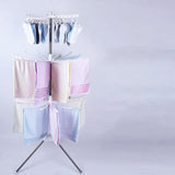 Clothes Drying Rack, Folding Drying Tree, 3 Tier Laundry Drying Rack Indoor With Rotating V1366-AZ2-W-12535